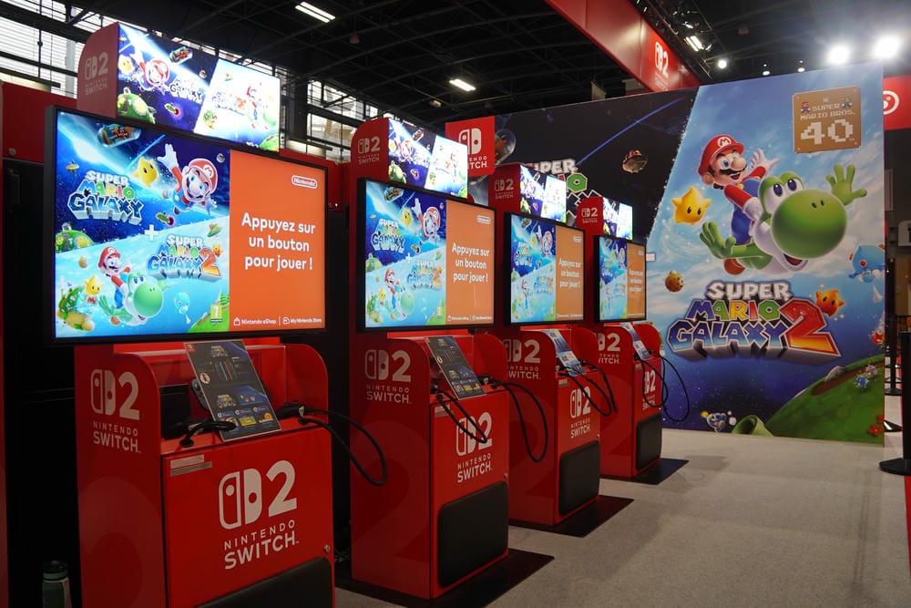 Bornes Nintendo en accès libre